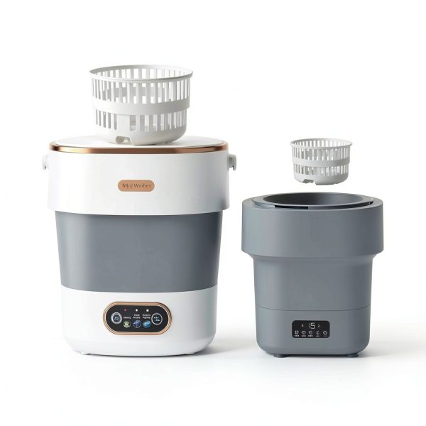 JUJOJB Portable Washing Machine 16L Compact White ZM-017G-5