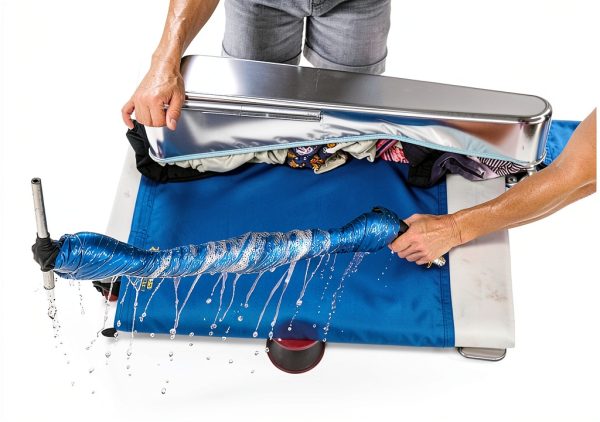 Dezitrek Portable Laundry Wringer Hand Crank Camping Travel-6