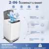 Nictemaw Portable Washer 20Lbs Capacity Touch Control White-1