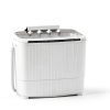 Superday Portable Twin Tub Washing Machine Grey Blue-1
