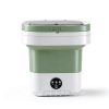 Minwoch Portable Washing Machine Foldable Green Auto Dose-4