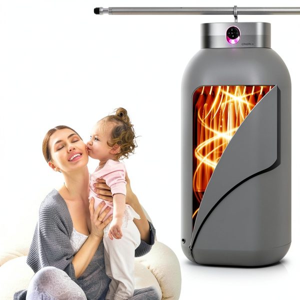 CinGiiCo Portable Clothes Dryer 3D Heat Circulation Grey-6