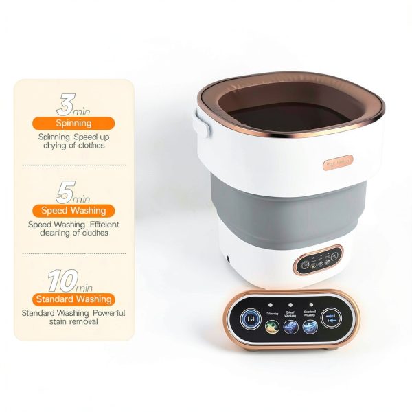 Negom Portable Washing Machine 16L Capacity Compact Design-3