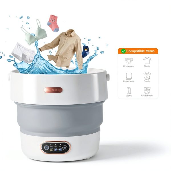 Negom Portable Washing Machine 16L Capacity Compact Design-6