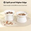 Kopmath Ceramic Slow Feeder Cat Bowl Raised Stand-6