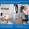 Erivess Portable Washing Machine Compact Twin Tub Stainless-2