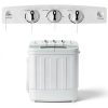 SUPER DEAL Twin Tub Portable Washer White Energy Efficient-2