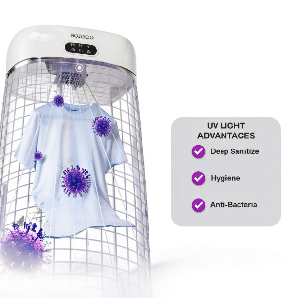 MOJOCO Portable Clothes Dryer Fast Drying LED UV Compact-2
