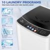 Nictemaw Portable Washer 20Lbs Capacity Touch Control White-2