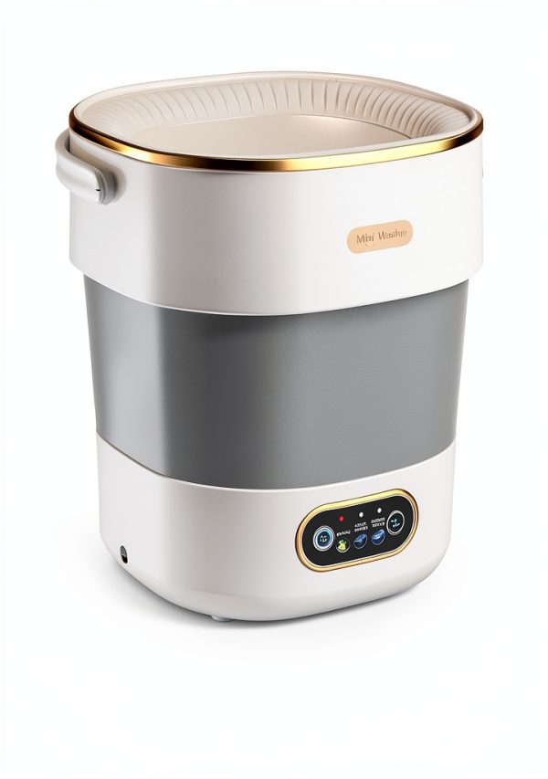 JUJOJB Portable Washing Machine 16L Compact White ZM-017G-1
