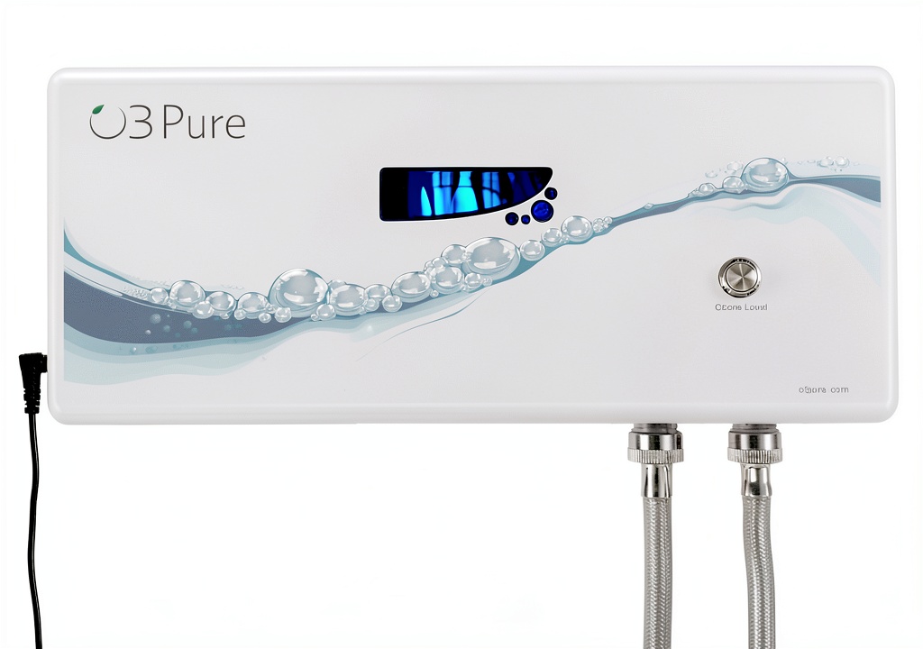 O3 Pure Eco Laundry System installed next to a washing machine