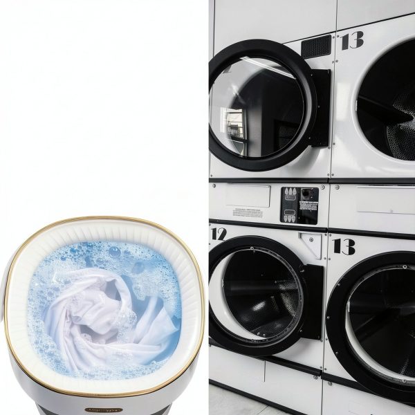 JUJOJB Portable Washing Machine 16L Compact White ZM-017G-6