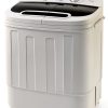 SUPER DEAL Twin Tub Portable Washer White Energy Efficient-0