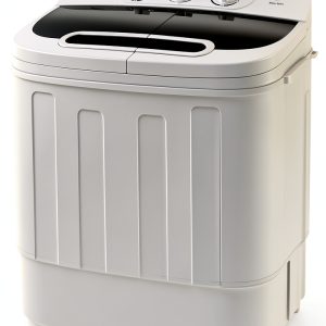 SUPER DEAL Twin Tub Portable Washer White Energy Efficient-0