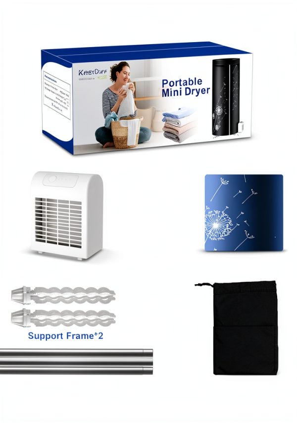 KASYDoFF Portable Dryer Apartment Foldable Blue V5-4