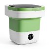 OOBILA Portable Washing Machine Foldable Green GGJHH-1