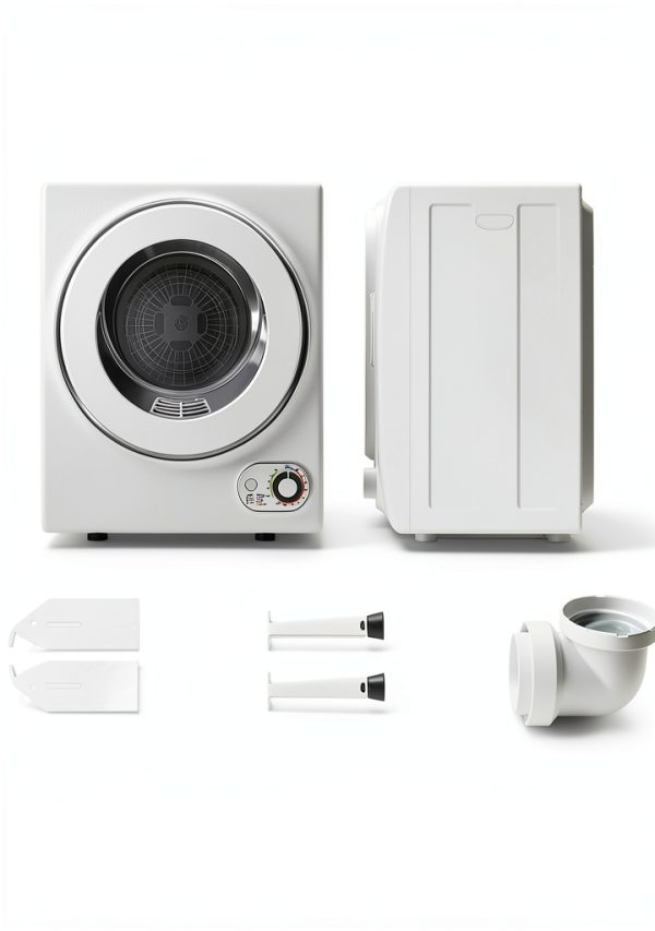 EUHOMY Portable Dryer Compact Front Load White 850W-6