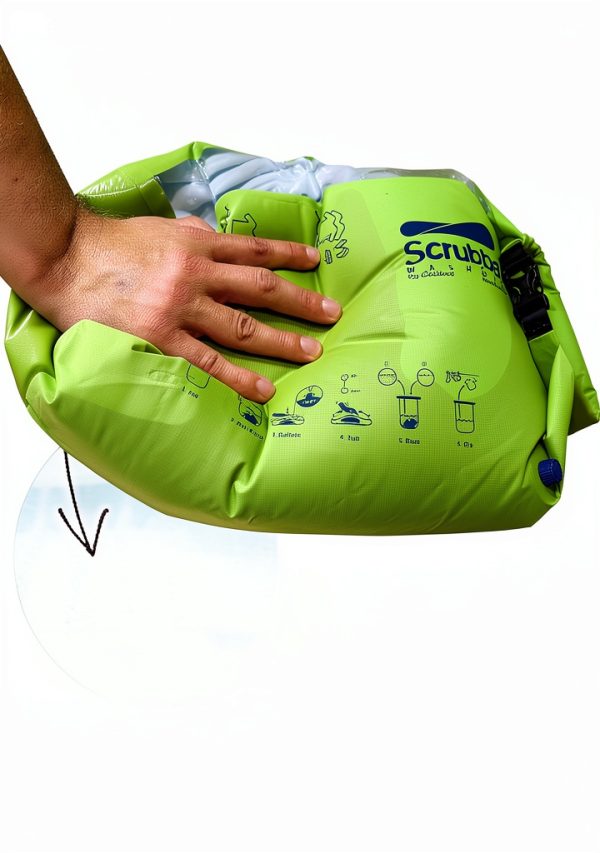 Scrubba Portable Washing Machine Green Travel Laundry-2