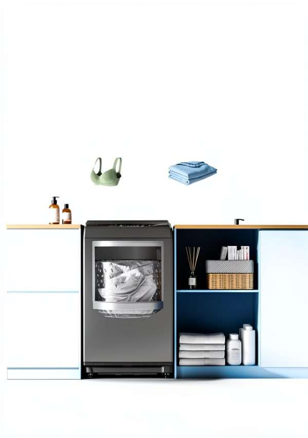 MIDEA Portable Washing Machine Gray Compact Energy Saving-3