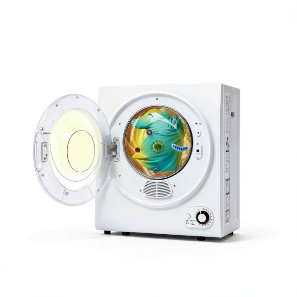 EUHOMY Portable Dryer Compact Front Load White 850W-1