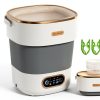 JUJOJB Portable Washing Machine 16L Compact White ZM-017G-0