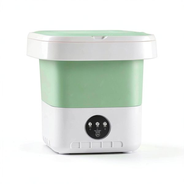 OOBILA Portable Washing Machine Foldable Green GGJHH-4