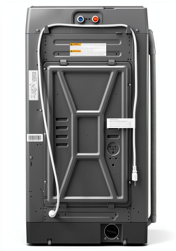 MIDEA Portable Washing Machine Gray Compact Energy Saving-2
