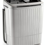 Superday Portable Twin Tub Washing Machine Grey Blue-0