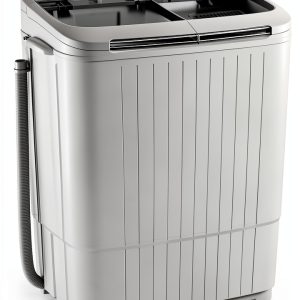 Superday Portable Twin Tub Washing Machine Grey Blue-0