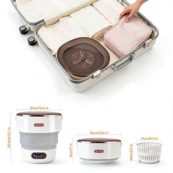 Negom Portable Washing Machine 16L Capacity Compact Design-2