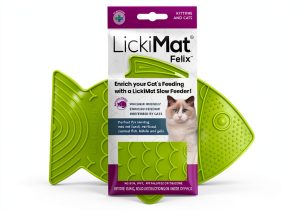 LickiMat Cat Slow Feeder Silicone Anxiety Relief-0