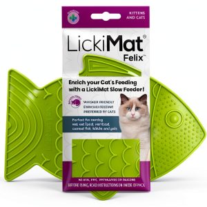LickiMat Cat Slow Feeder Silicone Anxiety Relief-0