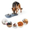 Pecute Dog Slow Feeder Bowl 17oz Grey Large Silicone 3-in-1-7