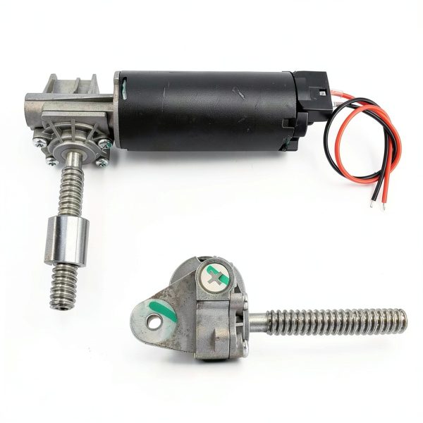 DC12V Worm Motor DOCA 017 Electric Seat Motor with Red Black Wiring-4