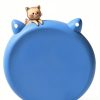Sarnxgr Slow Feed Cat Bowl MAOMI201 Silicone Floral Vortex Design 6.4"-3