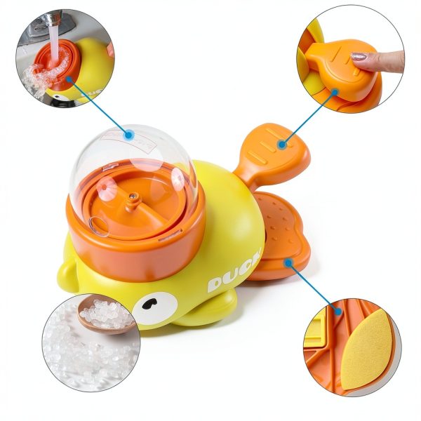 Duck Shaped Cat Dog Puzzle Feeder by Naturael XHY 12oz Slow Feed Toy-3