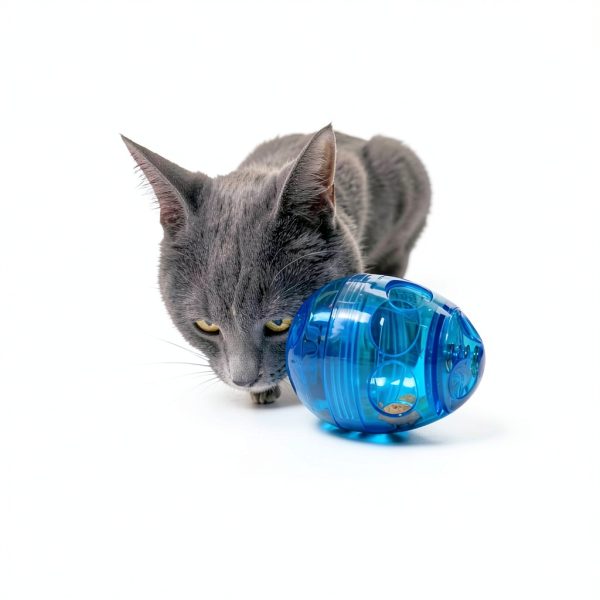 PetSafe FUNkitty Egg-Cersizer Cat Slow Feeder – Dispenser PTY00-13747-2