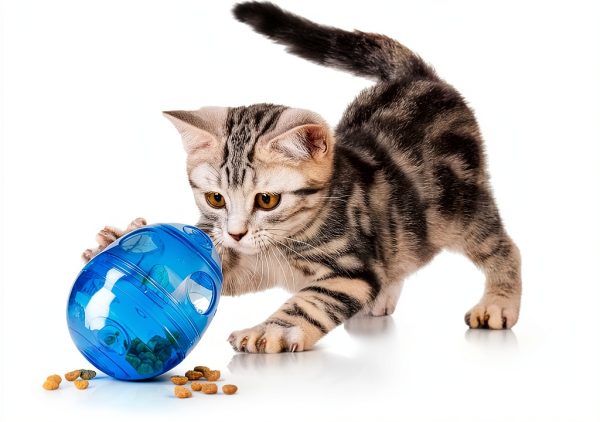 PetSafe FUNkitty Egg-Cersizer Cat Slow Feeder – Dispenser PTY00-13747-8