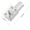 12V 15RPM Gear Motor by GAGIRA High Torque Worm Gear DC Motor 2A 20W-1