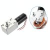 12V DC Worm Gear Motor Copkim 6 Pack with Flange Coupling & Bracket-2
