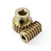 BSTAUTOMATION Brass Worm Gear Set 0.5 20:1 Reduction 3mm/5mm-0