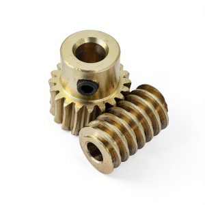 BSTAUTOMATION Brass Worm Gear Set 0.5 20:1 Reduction 3mm/5mm-0