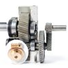 uxcell Worm Gear Set 0.5 Module 60:1 Reduction Brass Shaft & Wheel-4