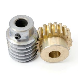 Worm Gear Set 1.5M-20T 20:1 Ratio Rod & Brass Gear – BSTAUTOMATION-0