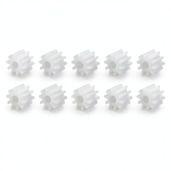 DMiotech Plastic Gears 10 Pack 10 Teeth Worm Gear Set for DIY Models-0