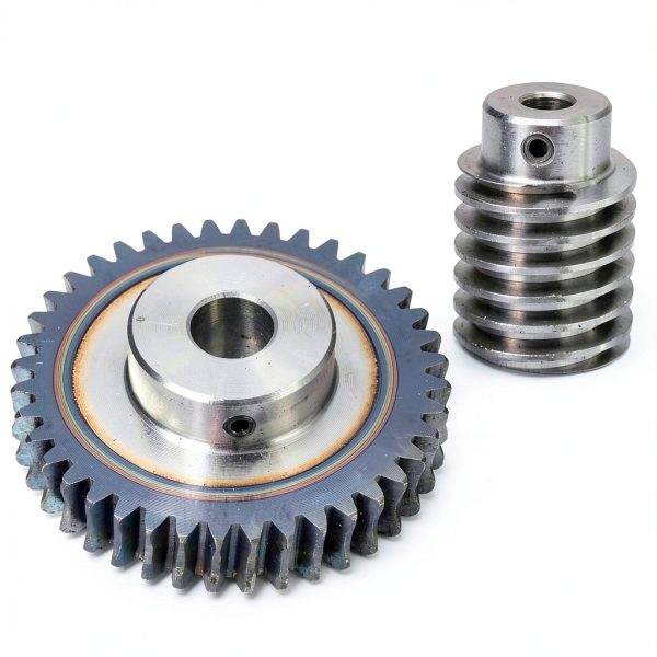 uxcell #45 Steel Worm Gear Set 40T 1.5 Module 40:1 Reduction Rate Right Rotation Drive Gear Box Wheel Reduce Transmission Part (Gear-12mm Bore 63 mm OD, Rod 8mm Bore)-0