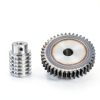 uxcell #45 Steel Worm Gear Set 40T 1.5 Module 40:1 Reduction Rate Right Rotation Drive Gear Box Wheel Reduce Transmission Part (Gear-12mm Bore 63 mm OD, Rod 8mm Bore)-1